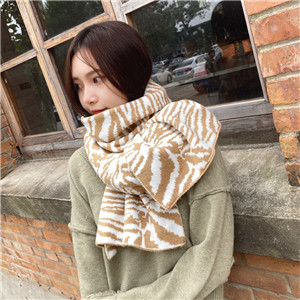 China wholesale leopard print knit scarf