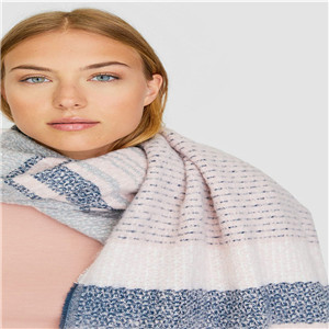 Wholesale cashmere colorblock striped scarf