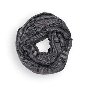 Wholesale gray plaid cashmere decorative scarf