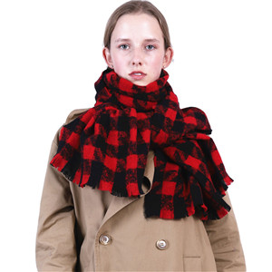 Houndstooth cashmere warm cheap scarf