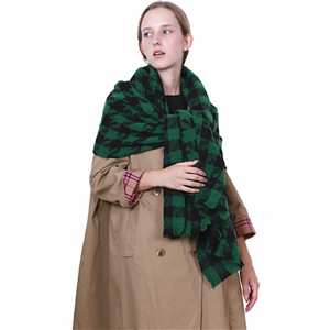 Houndstooth cashmere warm cheap scarf
