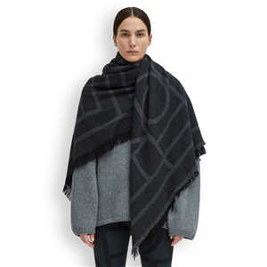 Wholesale geometric pattern cashmere scarf