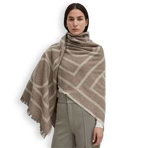 Wholesale geometric pattern cashmere scarf