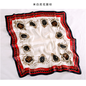 Printed silk cheap square scarf from China