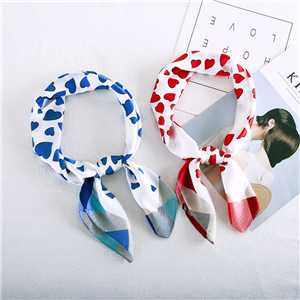 Wholesale cashew printed silk square scarf
