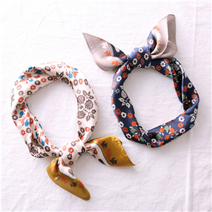 Chinese cheap cashew pattern silk square scarf