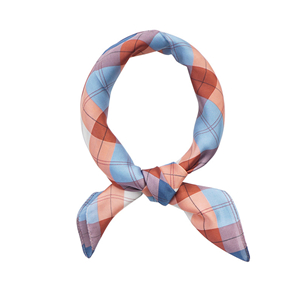 Chinese cheap plaid silk scarf