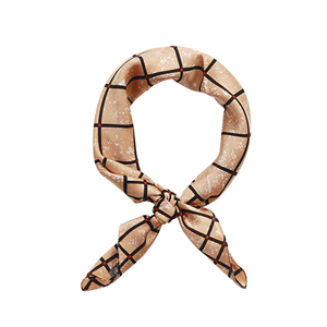 Chinese cheap plaid silk scarf