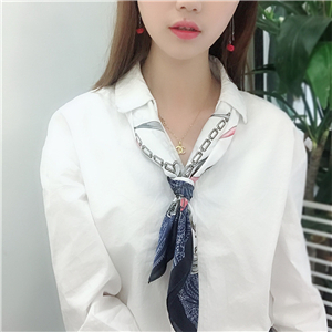 Wholesale printed silk square scarf