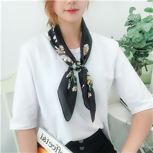China wholesale printed silk square scarf