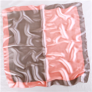 Chinese cheap houndstooth pattern silk square scarf