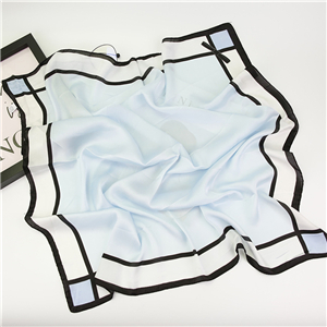 China wholesale geometric vintage silk square scarf