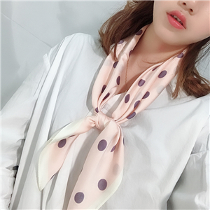 China wholesale printed silk square scarf