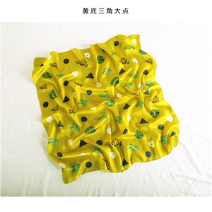 China wholesale printed silk square scarf