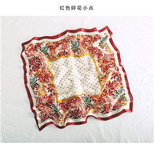 China wholesale printed silk square scarf