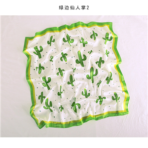 Wholesale printed silk square scarf