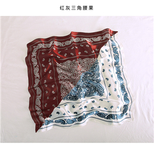 Wholesale printed silk square scarf