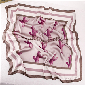 Wholesale printed silk square scarf