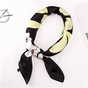 China cheap printed silk square scarf
