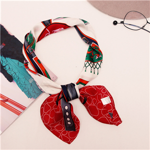 Wholesale printed silk square scarf