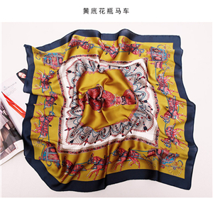 Wholesale printed silk square scarf