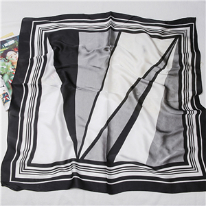 China wholesale printed silk square scarf