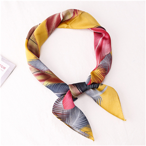 China wholesale printed silk square scarf
