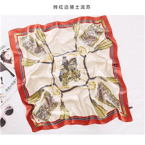 Wholesale printed silk square scarf