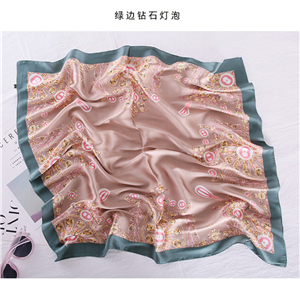 Wholesale printed silk square scarf