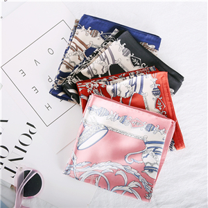 Wholesale printed silk square scarf
