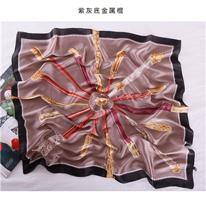 China wholesale printed silk square scarf