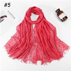 Wholesale muslim lace decorative scarf