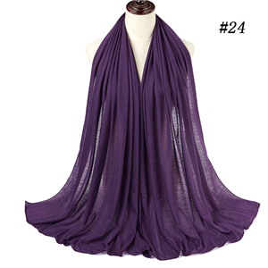 Wholesale monochrome cotton decorative scarf