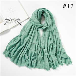 Wholesale plaid cashmere warm scarf