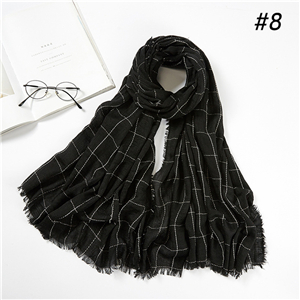 Wholesale plaid cashmere warm scarf