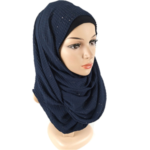 Wholesale crumpled chiffon muslim scarf