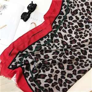 Wholesale leopard cotton scarf
