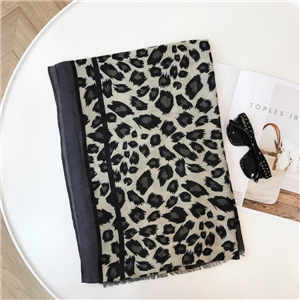 Wholesale leopard cotton scarf
