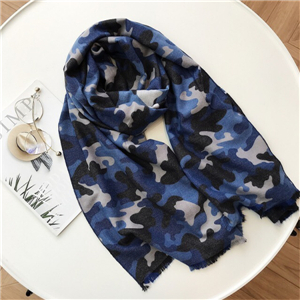 Camouflage geometric cashmere cheap scarf