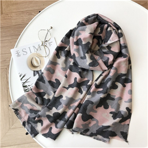Camouflage geometric cashmere cheap scarf