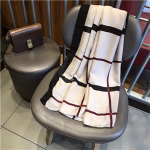 Wholesale plaid stitching cotton warm scarf
