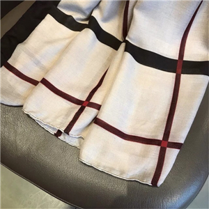 Wholesale plaid stitching cotton warm scarf