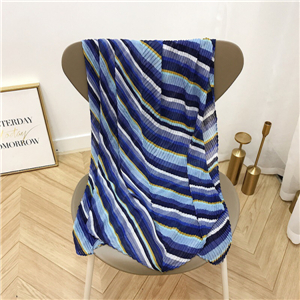 Wholesale stretch crease color matching Bali yarn decorative scarf