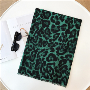 Wholesale leopard print cotton decorative scarf