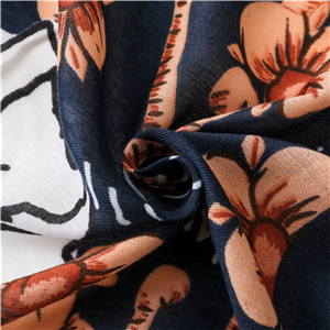 Plum flower beast totem tassel cotton cheap scarf