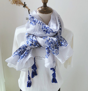 Wholesale Dubai women cotton scarf