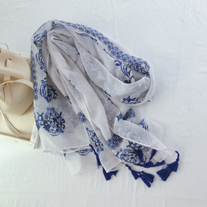 Wholesale Dubai women cotton scarf