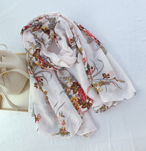 Wholesale Dubai red cotton scarf supply