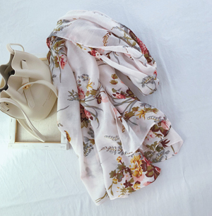 Wholesale Dubai red cotton scarf supply