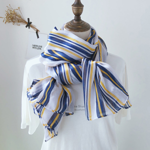 Wholesale Britain colorful striped cotton scarf